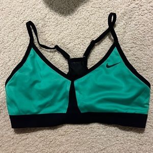 Nike green sports bra